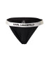 Karl Lagerfeld Slip costum de baie negru / alb - Pled.ro