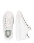 Karl Lagerfeld Sneaker low argintiu / alb - Pled.ro