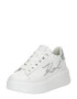 Karl Lagerfeld Sneaker low argintiu / alb - Pled.ro