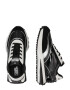 Karl Lagerfeld Sneaker low bej / negru / argintiu / alb - Pled.ro