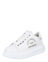 Karl Lagerfeld Sneaker low 'KAPRI' argintiu / alb - Pled.ro