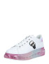 Karl Lagerfeld Sneaker low 'KAPRI KUSHION' roz / negru / alb - Pled.ro