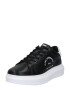 Karl Lagerfeld Sneaker low 'KAPRI Maison' negru / alb - Pled.ro