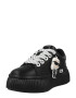 Karl Lagerfeld Sneaker low 'KREEPER' alb kitt / negru / alb - Pled.ro