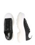 Karl Lagerfeld Sneaker low 'LUNA' negru / alb - Pled.ro