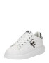 Karl Lagerfeld Sneaker low negru / alb - Pled.ro