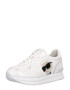 Karl Lagerfeld Sneaker low 'VELOCITA II' maro cămilă / negru / argintiu / alb - Pled.ro