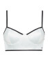 Karl Lagerfeld Sutien negru / alb - Pled.ro