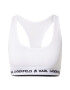 Karl Lagerfeld Sutien negru / alb - Pled.ro