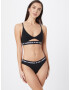 Karl Lagerfeld Sutien 'Peephole' negru / alb - Pled.ro