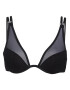 Karl Lagerfeld Sutien 'Sheer' negru - Pled.ro