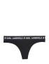 Karl Lagerfeld Tanga negru / alb - Pled.ro