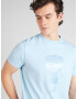 Karl Lagerfeld Tricou albastru pastel / albastru deschis - Pled.ro