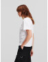 Karl Lagerfeld Tricou argintiu / alb - Pled.ro