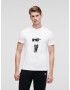 Karl Lagerfeld Tricou bej / negru / alb - Pled.ro