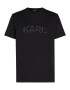 Karl Lagerfeld Tricou 'Bouclé' negru - Pled.ro