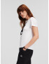 Karl Lagerfeld Tricou ' Boucle Profile ' negru / alb - Pled.ro