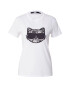 Karl Lagerfeld Tricou 'CHOUPETTE' negru / alb - Pled.ro