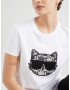 Karl Lagerfeld Tricou 'CHOUPETTE' negru / alb - Pled.ro