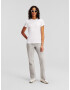 Karl Lagerfeld Tricou alb / alb natural - Pled.ro