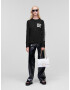 Karl Lagerfeld Tricou gri / negru / alb - Pled.ro