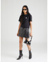 Karl Lagerfeld Tricou 'Ikonik' negru / alb - Pled.ro