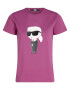 Karl Lagerfeld Tricou ' Ikonik ' purpuriu / negru / alb - Pled.ro