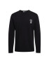 Karl Lagerfeld Tricou negru / alb - Pled.ro