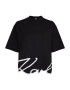 Karl Lagerfeld Tricou negru / alb - Pled.ro