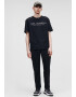 Karl Lagerfeld Tricou negru / alb - Pled.ro