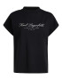 Karl Lagerfeld Tricou negru / alb - Pled.ro