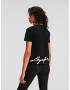 Karl Lagerfeld Tricou negru / alb - Pled.ro