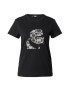 Karl Lagerfeld Tricou negru / alb - Pled.ro