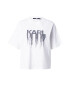 Karl Lagerfeld Tricou negru / alb - Pled.ro