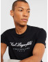 Karl Lagerfeld Tricou negru / alb - Pled.ro