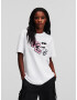 Karl Lagerfeld Tricou supradimensional ' Ikonik ' bej / roz / negru / alb - Pled.ro