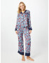 Kate Spade Pijama 'CHARMEUSE' bleumarin / albastru deschis / roșu / roșu vin - Pled.ro