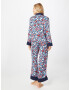 Kate Spade Pijama 'CHARMEUSE' bleumarin / albastru deschis / roșu / roșu vin - Pled.ro