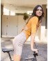 Kendall for ABOUT YOU Leggings 'Lil' argintiu - Pled.ro