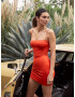 Kendall for ABOUT YOU Rochie 'May' argintiu - Pled.ro