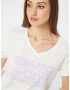 KENDALL + KYLIE Tricou lila / alb - Pled.ro