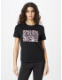 KENDALL + KYLIE Tricou mov liliachiu / roșu ruginiu / negru - Pled.ro