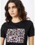 KENDALL + KYLIE Tricou mov liliachiu / roșu ruginiu / negru - Pled.ro