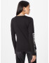 KENDALL + KYLIE Tricou negru / alb - Pled.ro