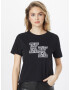 KENDALL + KYLIE Tricou negru / alb - Pled.ro