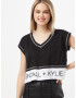 KENDALL + KYLIE Tricou negru / alb - Pled.ro