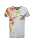 Key Largo Tricou 'BABYLON' gri - Pled.ro