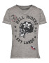 Key Largo Tricou 'HELL RIDERS' grej / negru - Pled.ro