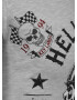 Key Largo Tricou 'HELL RIDERS' grej / negru - Pled.ro