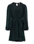 KIDS ONLY Rochie gri argintiu / verde smarald / negru - Pled.ro